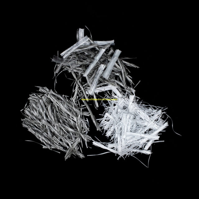 Polypropylene Fiber Twisted Grey for Industrial Flooring 54mm